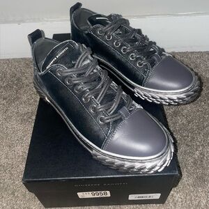 Giuseppe Zanotti Men's Grey/Silver Sneakers